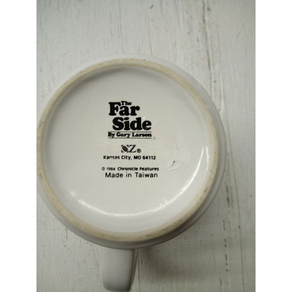The Far Side Gary Larson Coffee Mug Laboratory Peer Pressure Scientist 1984 - Picture 4 of 4